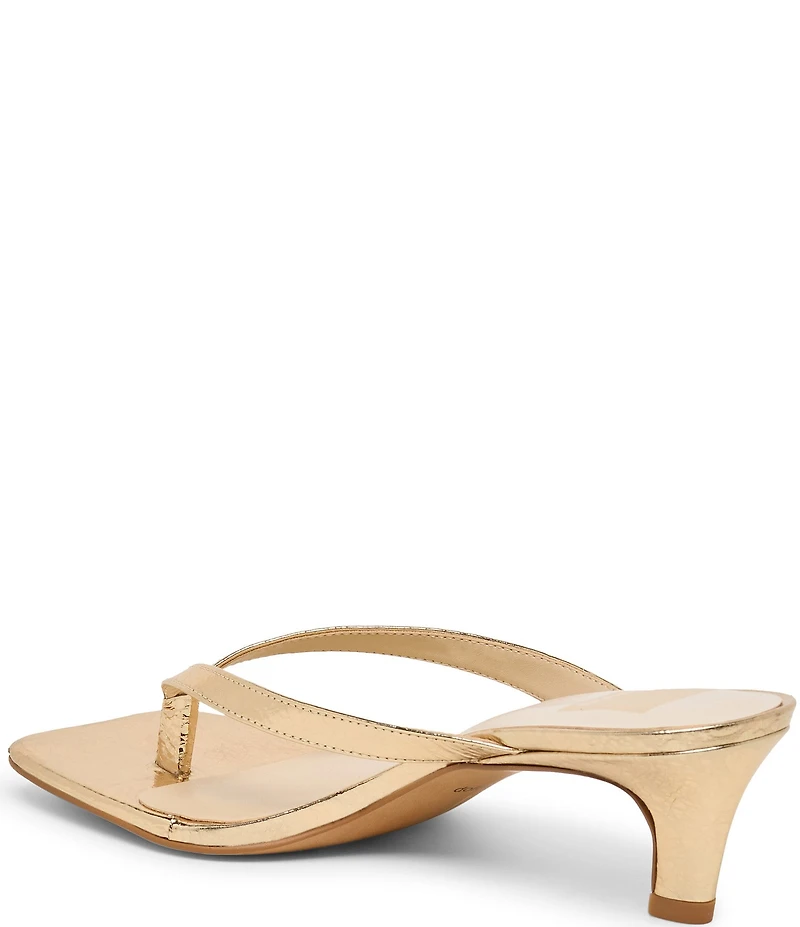 Dolce Vita Ramia Leather Thong Dress Sandals