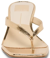 Dolce Vita Ramia Leather Thong Dress Sandals