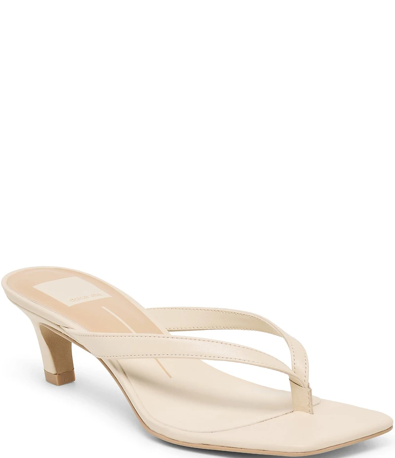 Dolce Vita Ramia Leather Thong Dress Sandals
