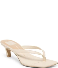 Dolce Vita Ramia Leather Thong Dress Sandals