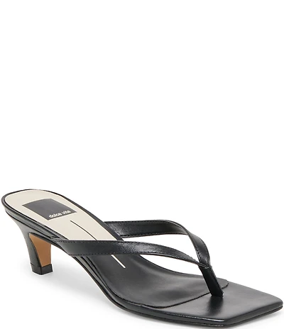 Dolce Vita Ramia Leather Thong Dress Sandals