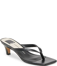 Dolce Vita Ramia Leather Thong Dress Sandals