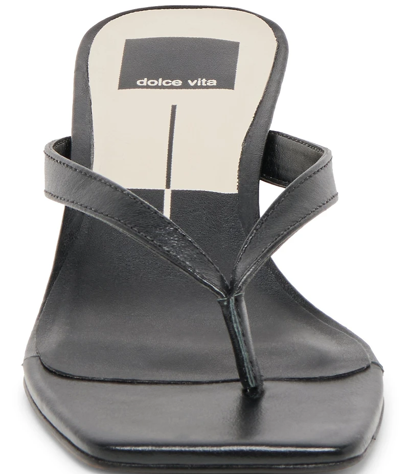 Dolce Vita Ramia Leather Thong Dress Sandals