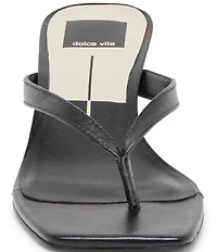 Dolce Vita Ramia Leather Thong Dress Sandals