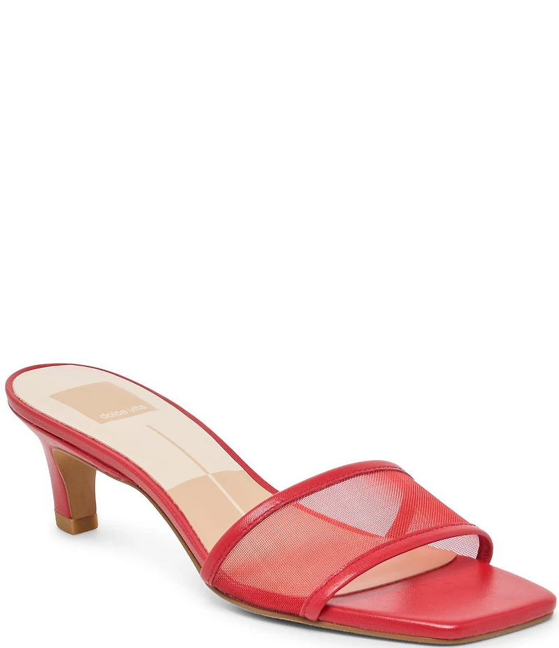 Dolce Vita Rexa Mesh Dress Slide Sandals