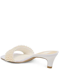 Dolce Vita Rexa Pearl Ornamented Dress Slide Sandals