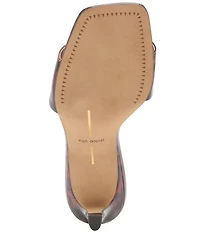 Dolce Vita Rexa Tortoise Patent Leather Dress Slide Sandals