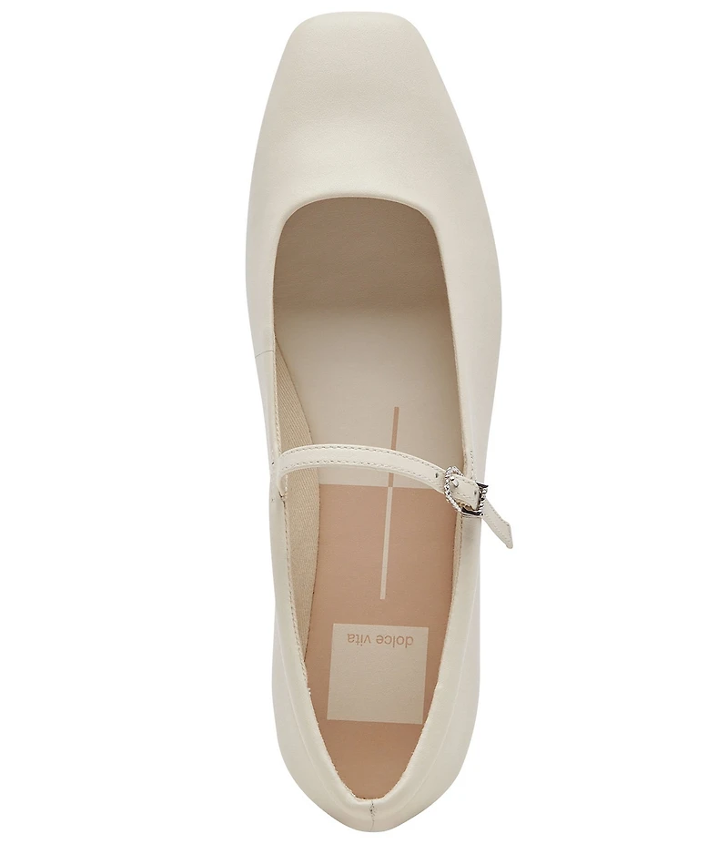 Dolce Vita Reyes Leather Mary Jane Ballet Flats