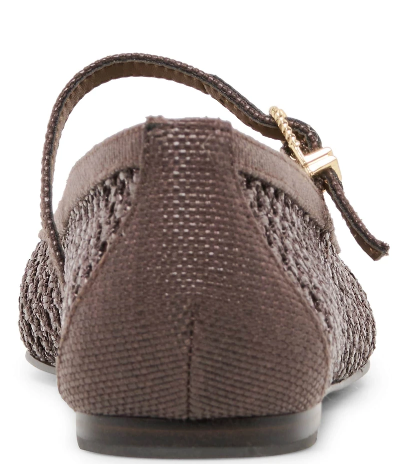 Dolce Vita Reyes Raffia Mary Jane Ballet Flats