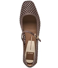 Dolce Vita Reyes Raffia Mary Jane Ballet Flats