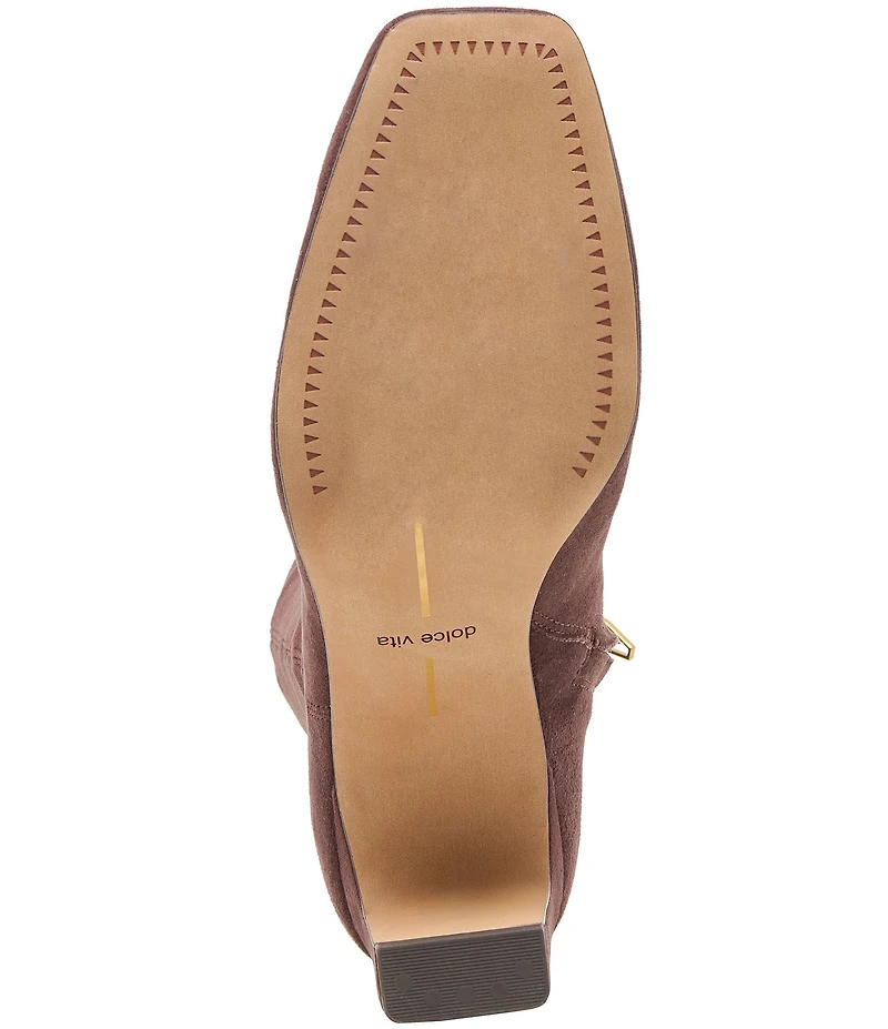 Dolce Vita Roan Suede Mid Calf Boots