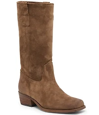 Dolce Vita Romie Suede Western Inspired Mid Calf Boots