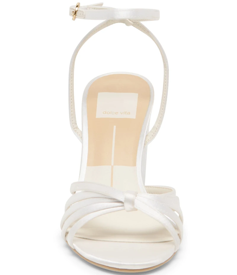 Dolce Vita Ronica Satin Strappy Block Heel Dress Sandals
