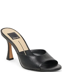 Dolce Vita Rosha Leather Dress Slide Sandals