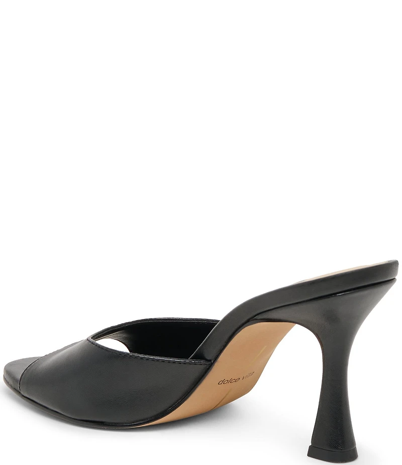 Dolce Vita Rosha Leather Dress Slide Sandals