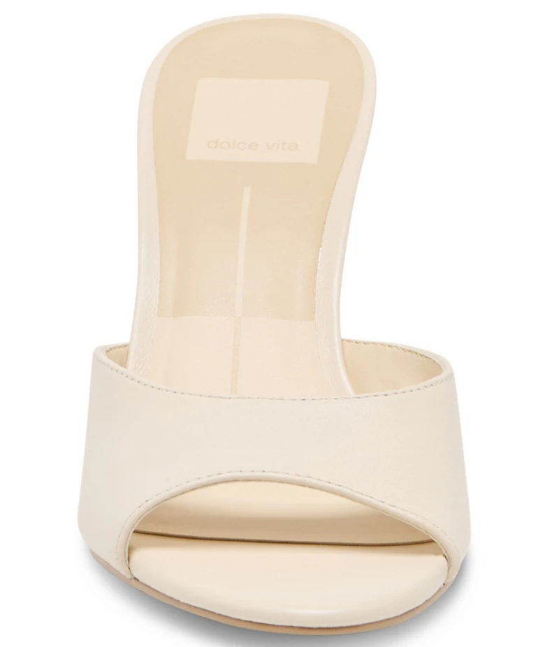 Dolce Vita Rosha Leather Dress Slide Sandals