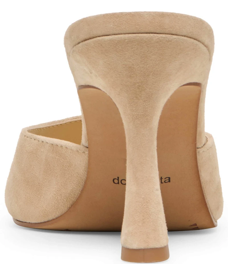 Dolce Vita Rosha Suede Dress Slide Sandals