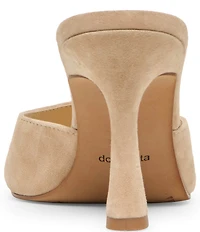 Dolce Vita Rosha Suede Dress Slide Sandals