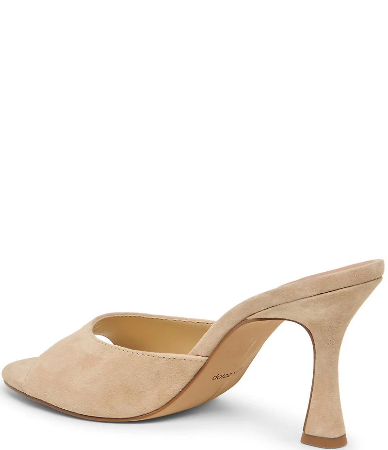 Dolce Vita Rosha Suede Dress Slide Sandals