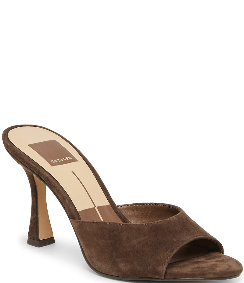 Dolce Vita Rosha Suede Dress Slide Sandals