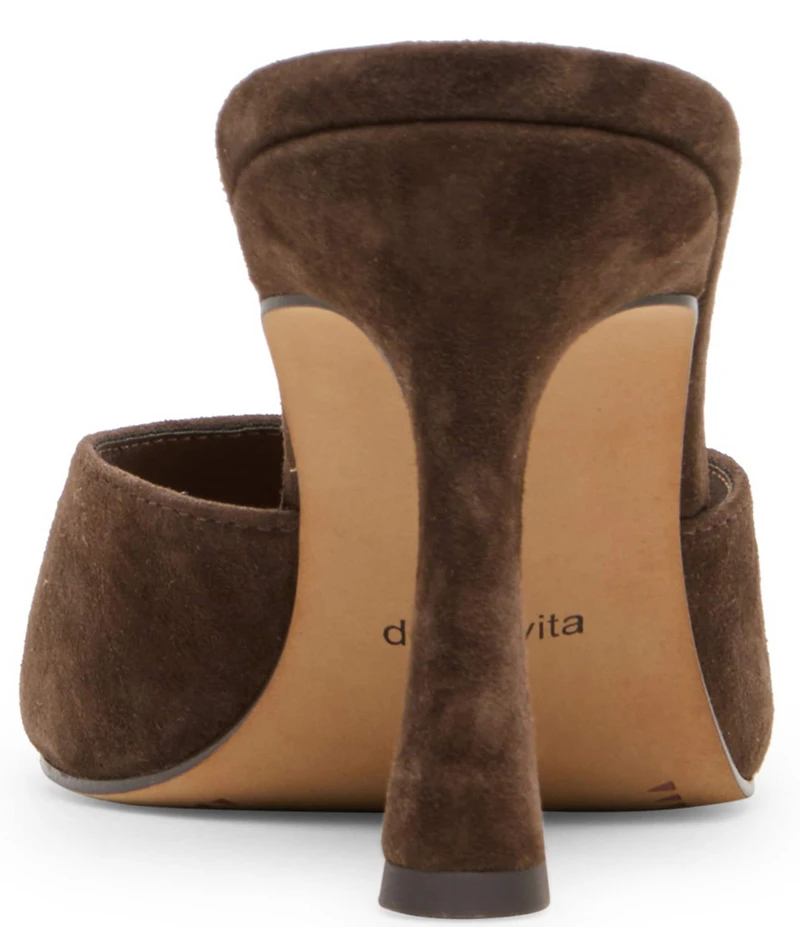 Dolce Vita Rosha Suede Dress Slide Sandals