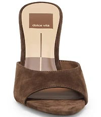 Dolce Vita Rosha Suede Dress Slide Sandals