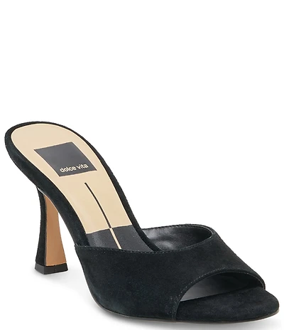 Dolce Vita Rosha Suede Dress Slide Sandals