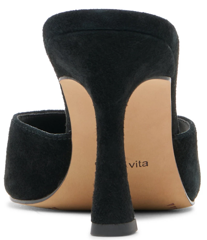 Dolce Vita Rosha Suede Dress Slide Sandals