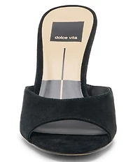 Dolce Vita Rosha Suede Dress Slide Sandals