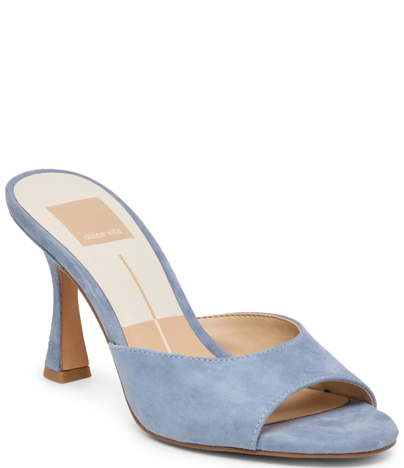 Dolce Vita Rosha Suede Dress Slide Sandals