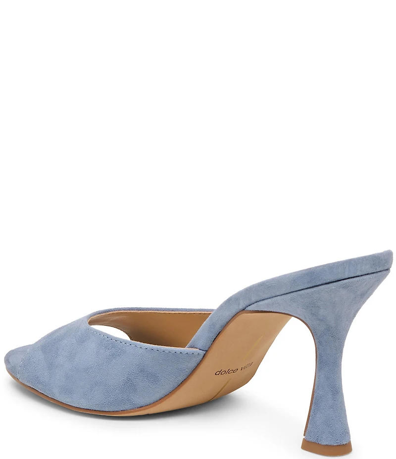 Dolce Vita Rosha Suede Dress Slide Sandals