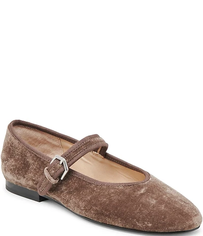 Dolce Vita Roslyn Velvet Mary Jane Ballet Flats