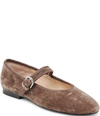 Dolce Vita Roslyn Velvet Mary Jane Ballet Flats