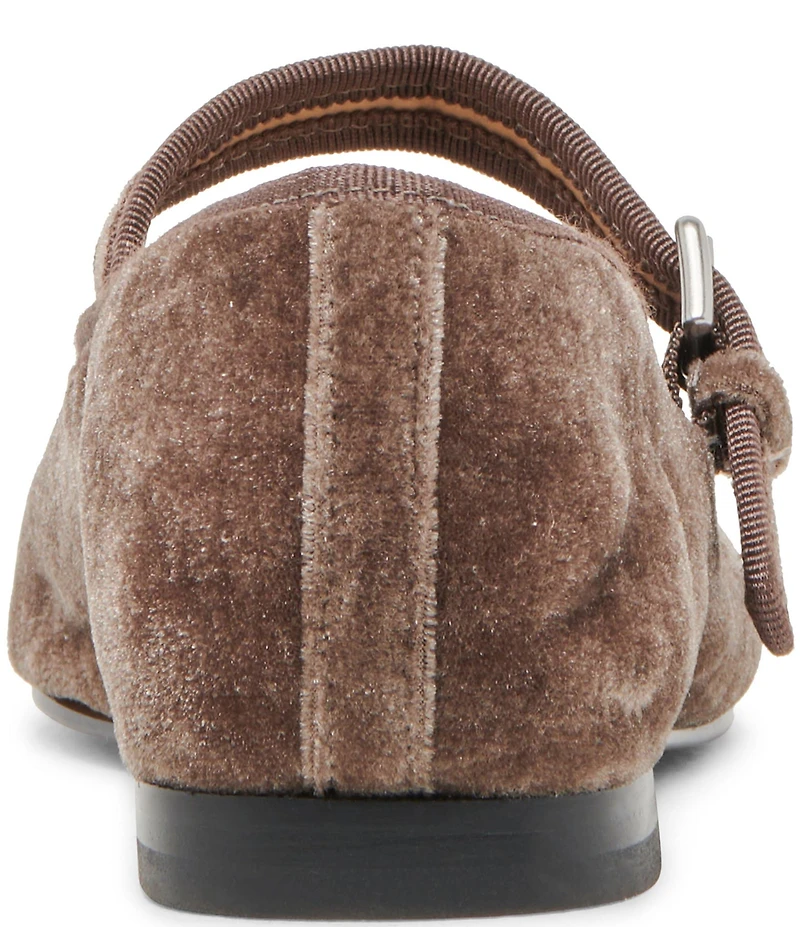 Dolce Vita Roslyn Velvet Mary Jane Ballet Flats