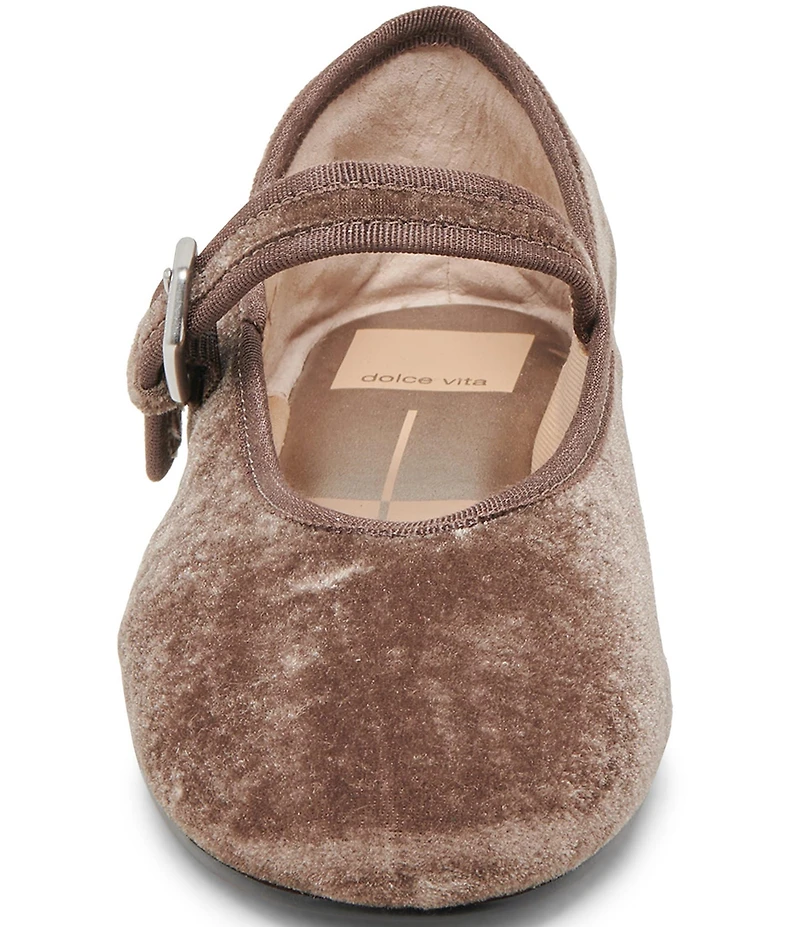 Dolce Vita Roslyn Velvet Mary Jane Ballet Flats