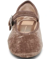 Dolce Vita Roslyn Velvet Mary Jane Ballet Flats