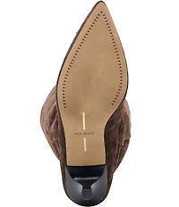 Dolce Vita Roxla Embossed Suede Tall Slouch Boots