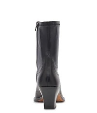 Dolce Vita Rutger Leather Pointed Toe Booties