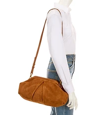 Dolce Vita Sahara Large Suede Clutch