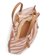 Dolce Vita Selene Zebra Mesh Unline Mini Tote Bag