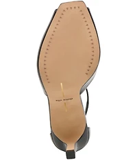 Dolce Vita Serlo Leather Peep Toe Ankle Strap Pumps