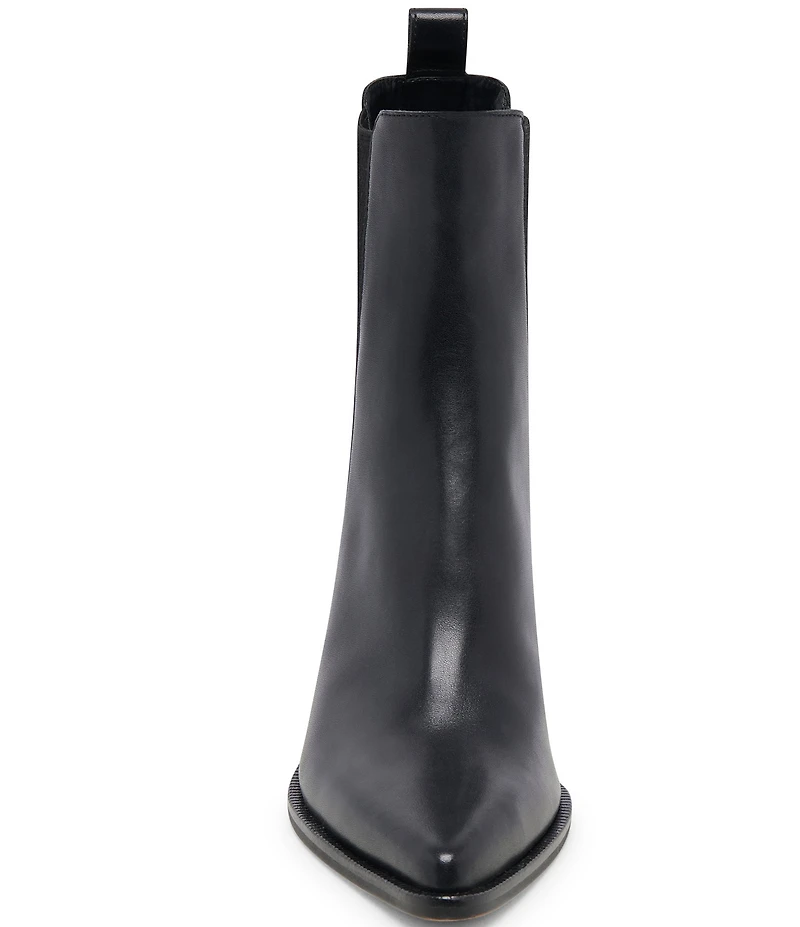 Dolce Vita Shadie H2O Leather Waterproof Point Toe Chelsea Booties