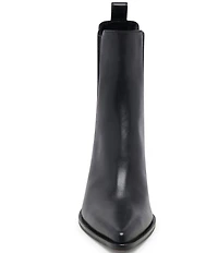 Dolce Vita Shadie H2O Leather Waterproof Point Toe Chelsea Booties