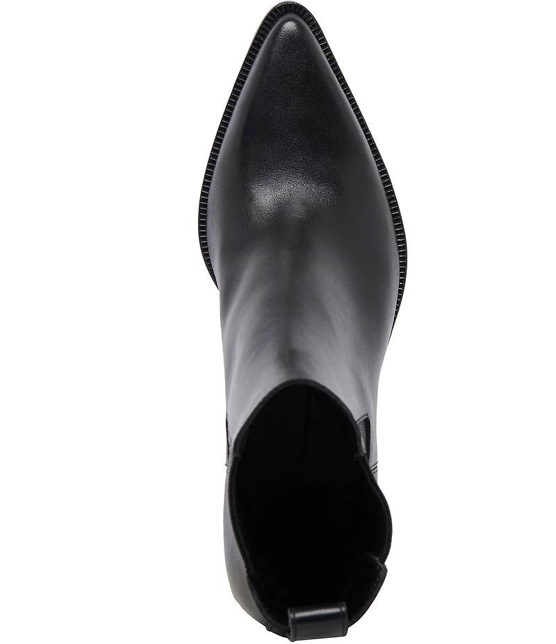 Dolce Vita Shadie H2O Leather Waterproof Point Toe Chelsea Booties