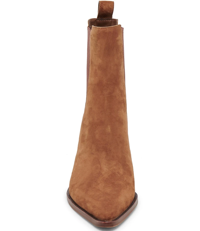 Dolce Vita Shadie H2O Suede Waterproof Point Toe Chelsea Booties