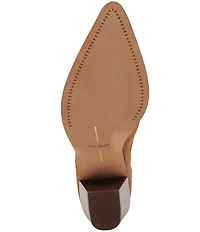 Dolce Vita Shadie H2O Suede Waterproof Point Toe Chelsea Booties