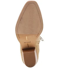 Dolce Vita Shania H2O Waterproof Suede Western Booties