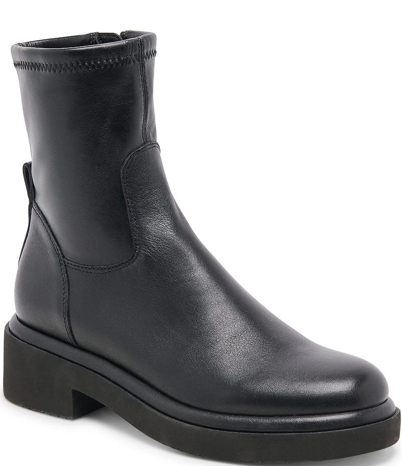 Dolce Vita Simaya H2O Waterproof Leather Lug Booties