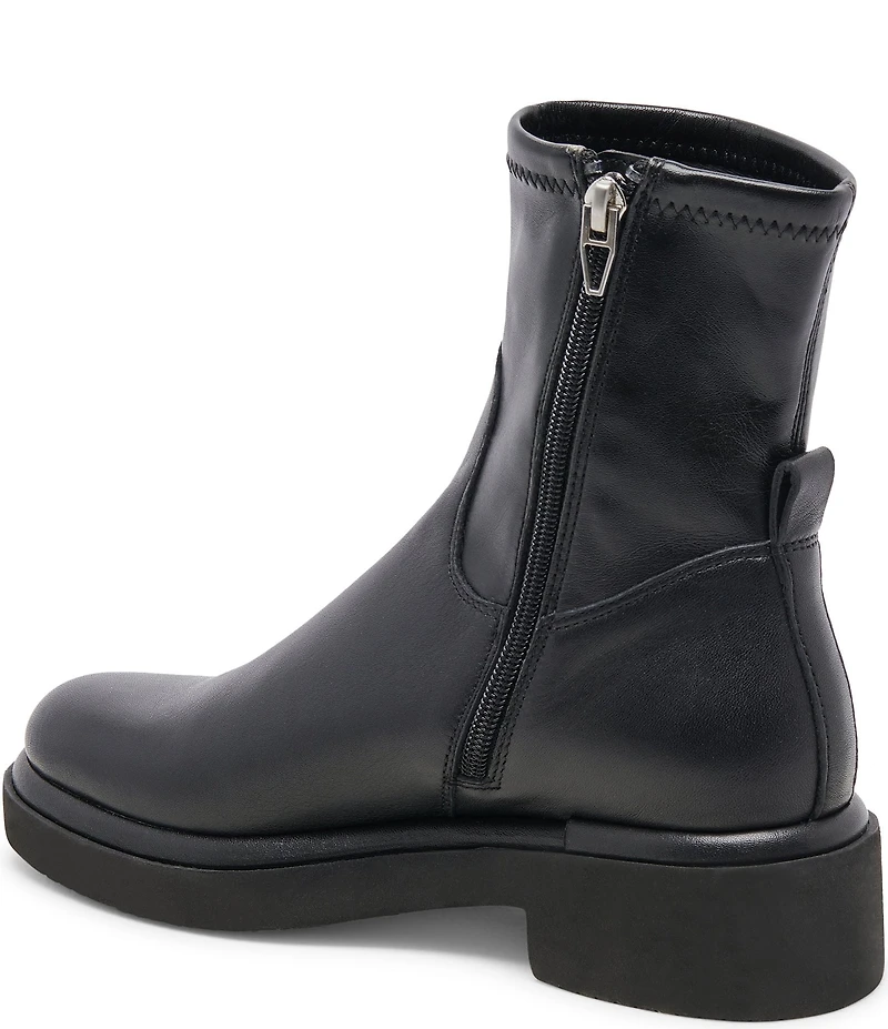 Dolce Vita Simaya H2O Waterproof Leather Lug Booties
