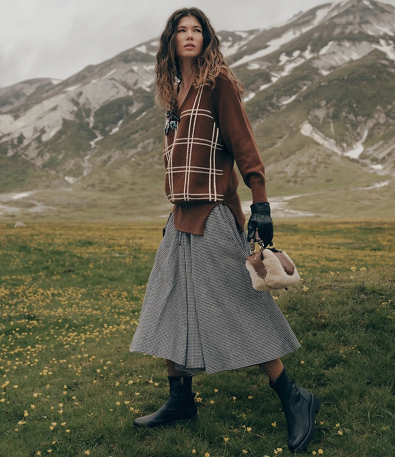 Dolce Vita Simaya H2O Waterproof Leather Lug Booties